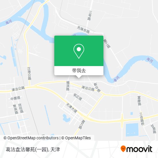 葛沽盘沽馨苑(一园)地图