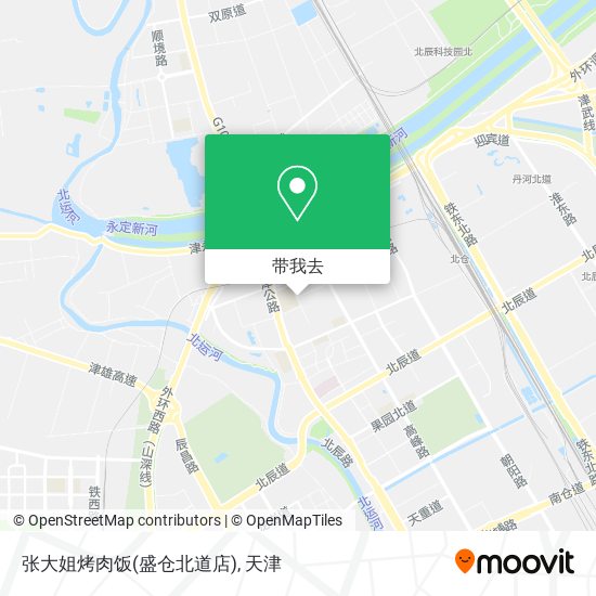 张大姐烤肉饭(盛仓北道店)地图