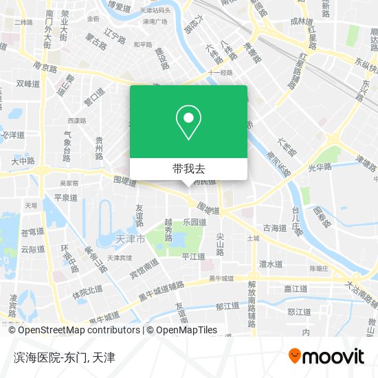 滨海医院-东门地图