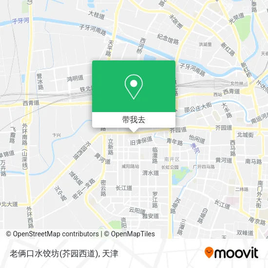老俩口水饺坊(芥园西道)地图