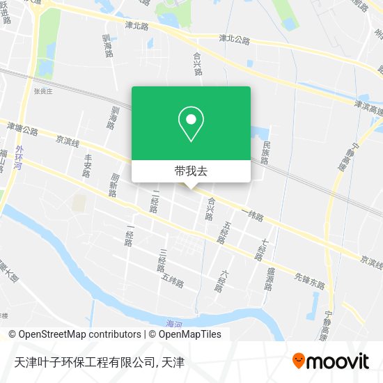 天津叶子环保工程有限公司地图