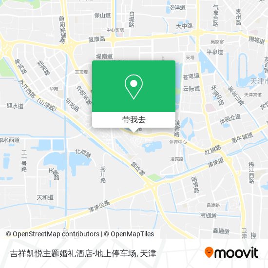 吉祥凯悦主题婚礼酒店-地上停车场地图