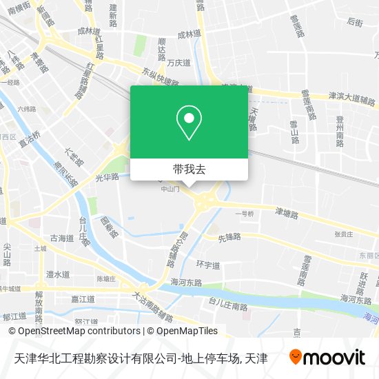 天津华北工程勘察设计有限公司-地上停车场地图