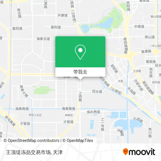 王顶堤冻品交易市场地图