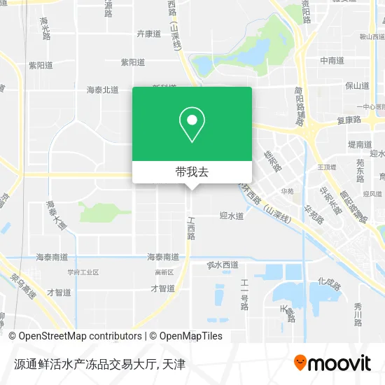 源通鲜活水产冻品交易大厅地图