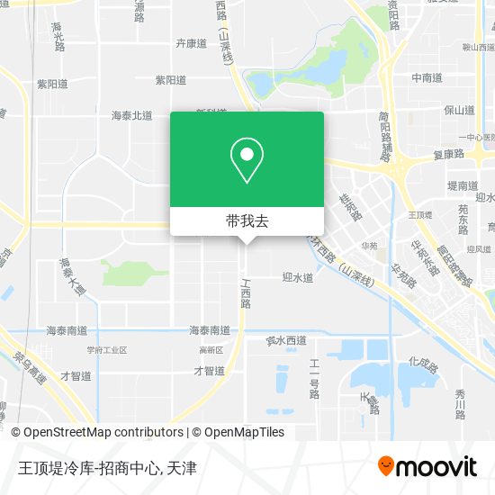 王顶堤冷库-招商中心地图