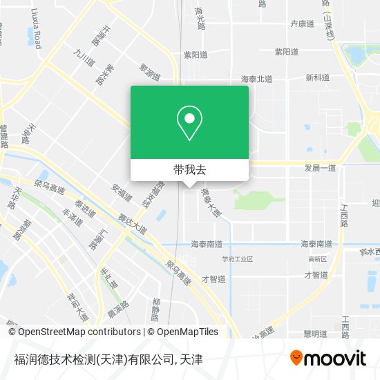 福润德技术检测(天津)有限公司地图