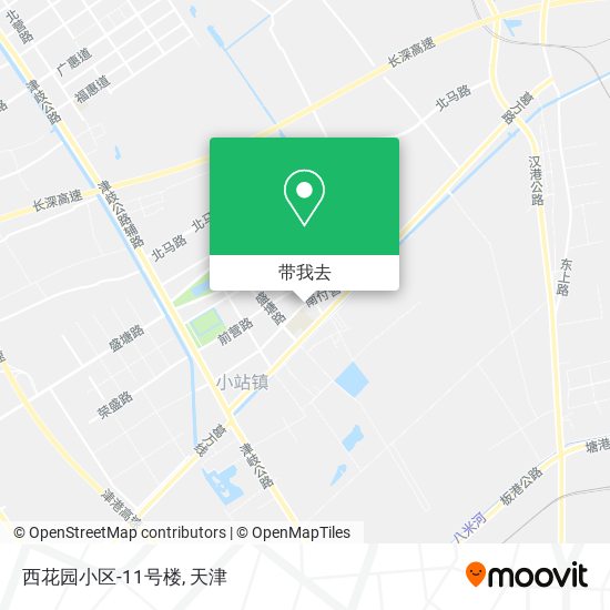 西花园小区-11号楼地图