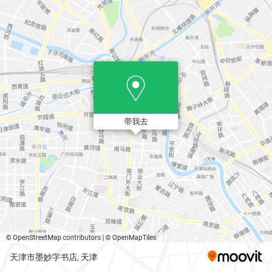 天津市墨妙字书店地图