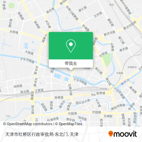 天津市红桥区行政审批局-东北门地图