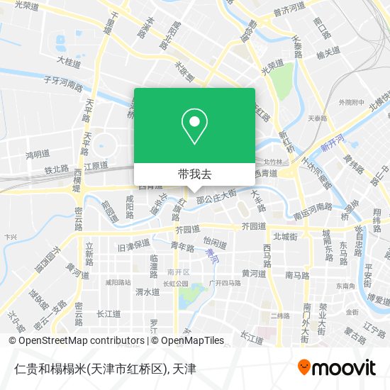 仁贵和榻榻米(天津市红桥区)地图