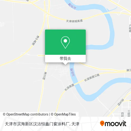 天津市滨海新区汉沽恒鑫门窗涂料厂地图