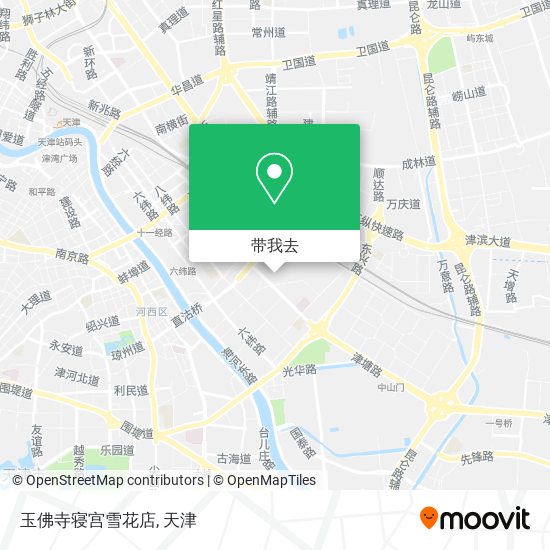 玉佛寺寝宫雪花店地图
