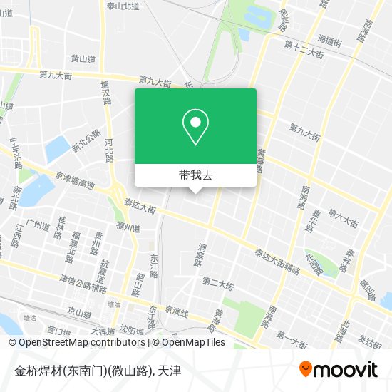 金桥焊材(东南门)(微山路)地图