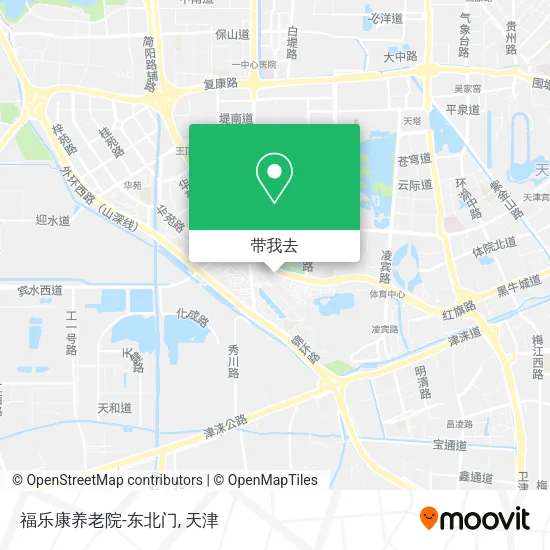 福乐康养老院-东北门地图