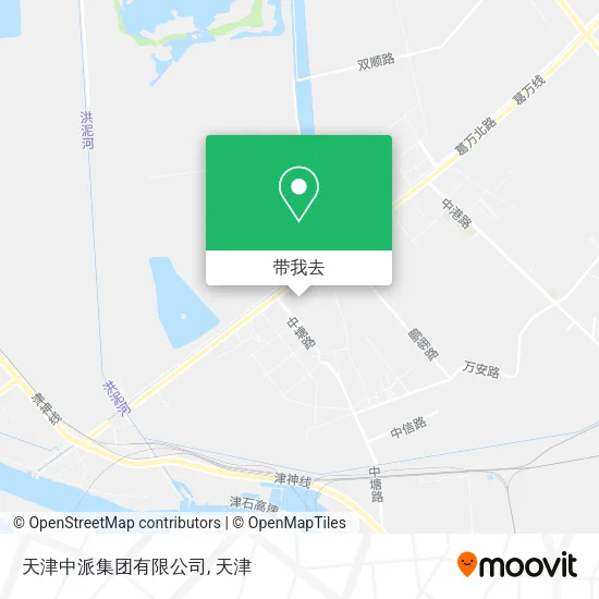 天津中派集团有限公司地图