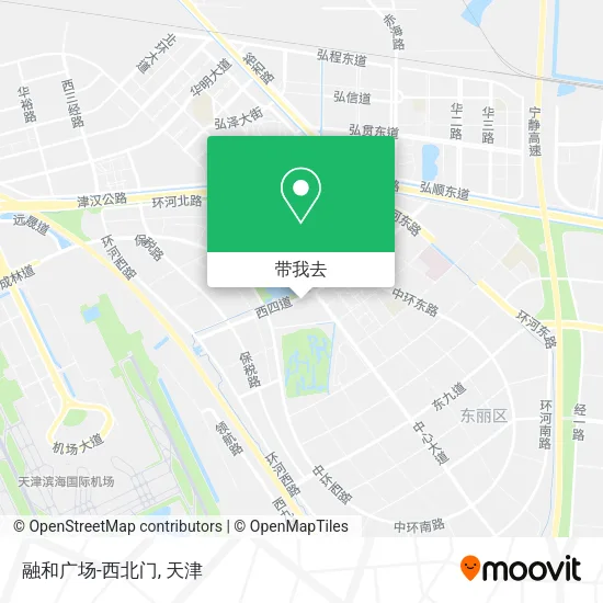 融和广场-西北门地图