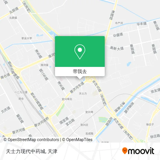 天士力现代中药城地图