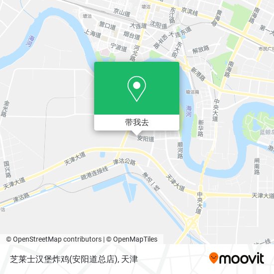 芝莱士汉堡炸鸡(安阳道总店)地图