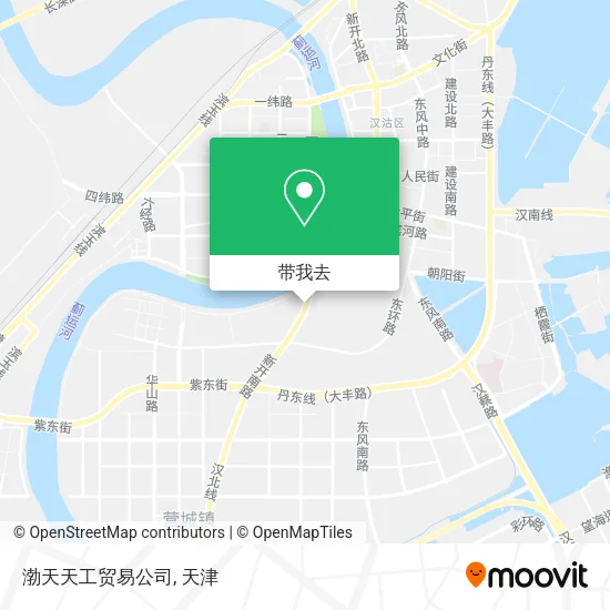 渤天天工贸易公司地图