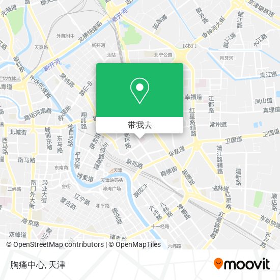 胸痛中心地图