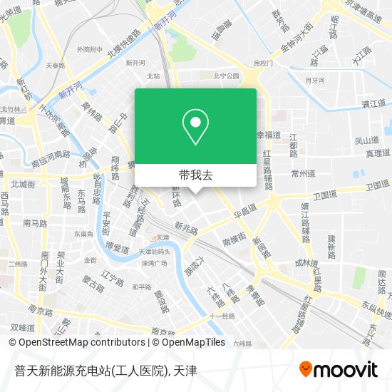 普天新能源充电站(工人医院)地图