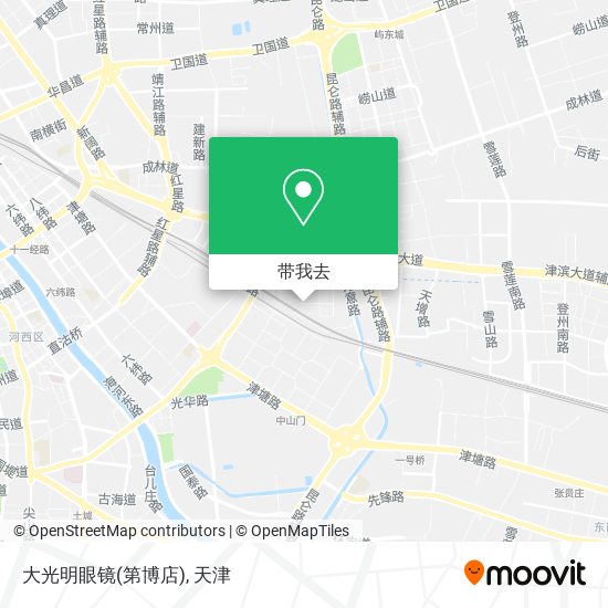 大光明眼镜(第博店)地图