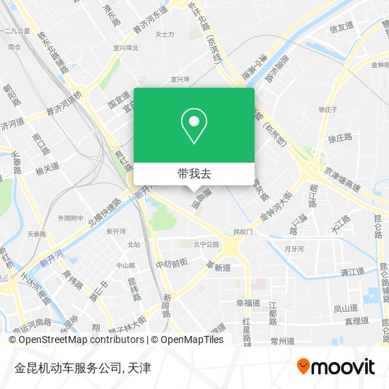 金昆机动车服务公司地图