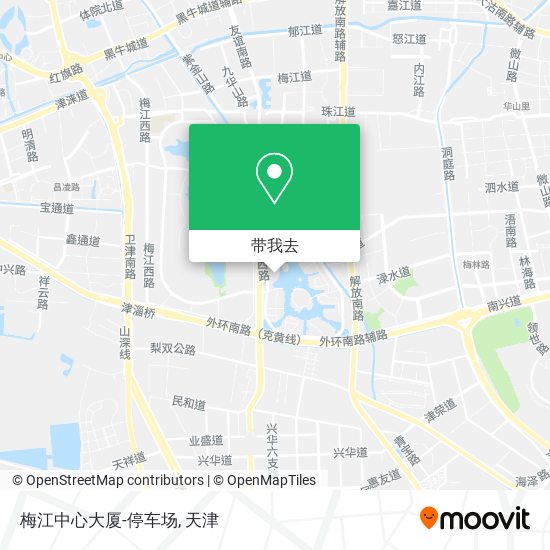 梅江中心大厦-停车场地图
