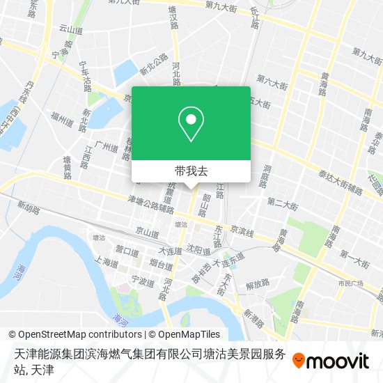 天津能源集团滨海燃气集团有限公司塘沽美景园服务站地图