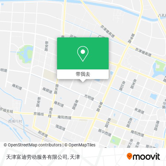 天津富迪劳动服务有限公司地图