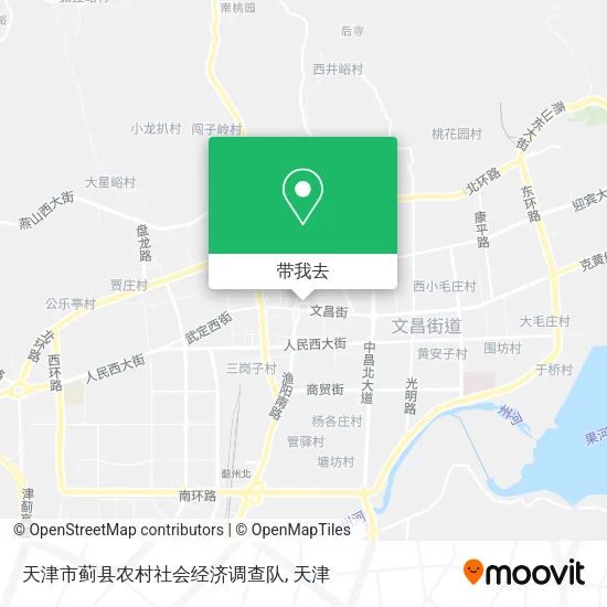 天津市蓟县农村社会经济调查队地图