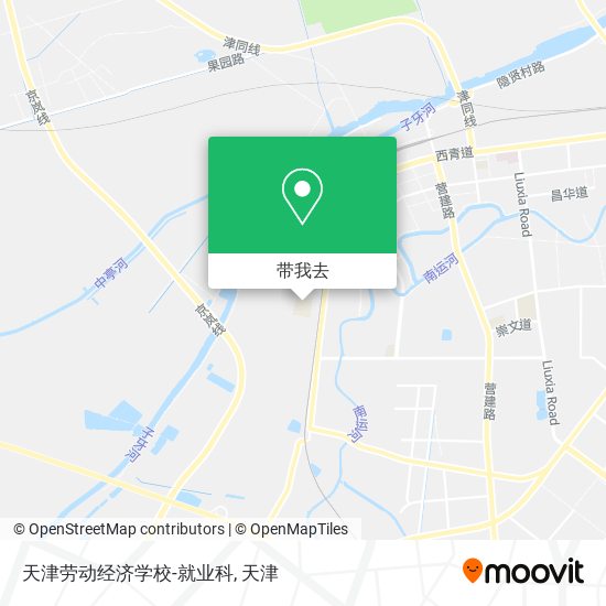 天津劳动经济学校-就业科地图