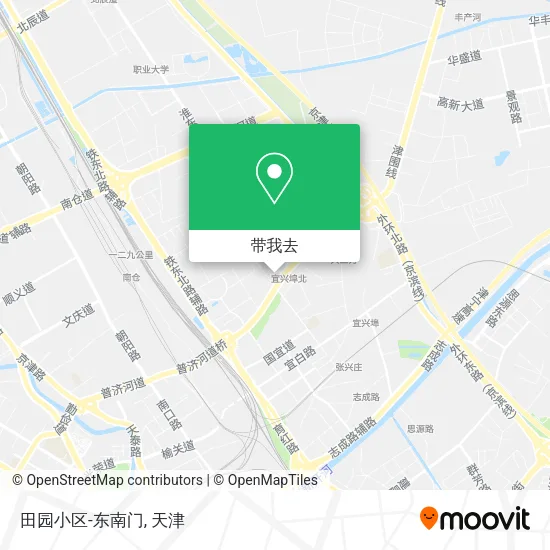 田园小区-东南门地图