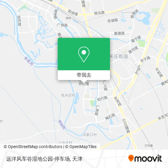 远洋风车谷湿地公园-停车场地图