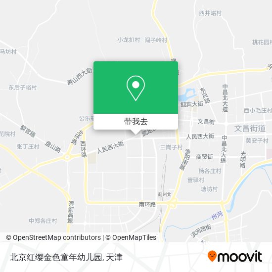 北京红缨金色童年幼儿园地图