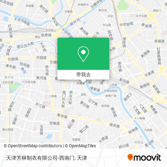 天津芳林制衣有限公司-西南门地图