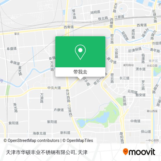 天津市华硕丰业不锈钢有限公司地图