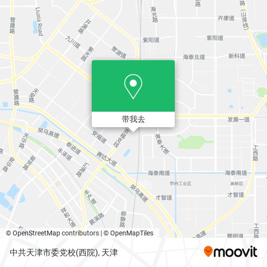 中共天津市委党校(西院)地图