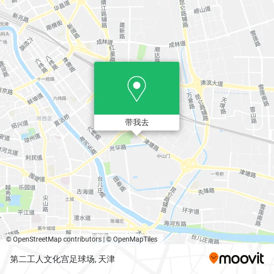第二工人文化宫足球场地图