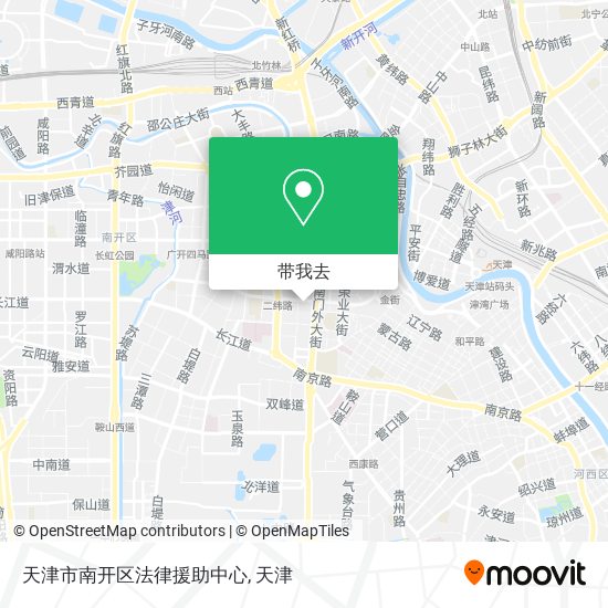 天津市南开区法律援助中心地图