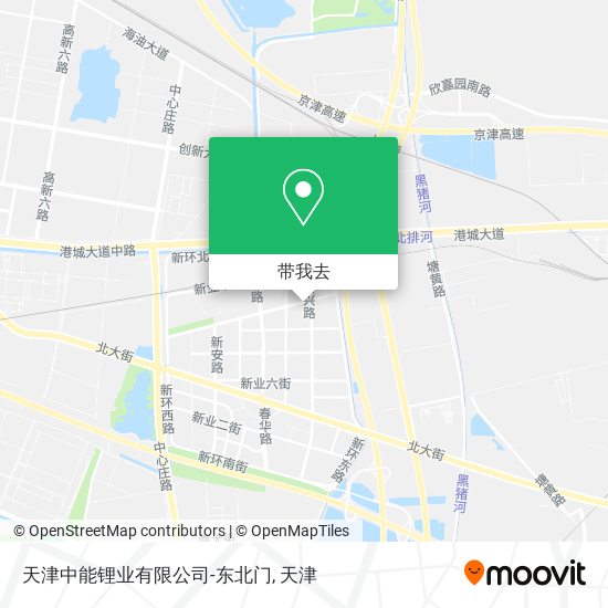 天津中能锂业有限公司-东北门地图