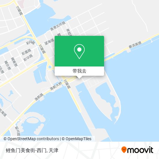 鲤鱼门美食街-西门地图