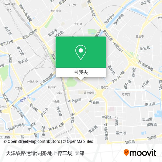 天津铁路运输法院-地上停车场地图