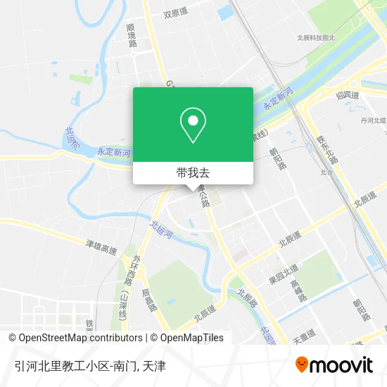 引河北里教工小区-南门地图