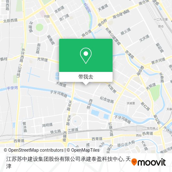 江苏苏中建设集团股份有限公司承建泰盈科技中心地图