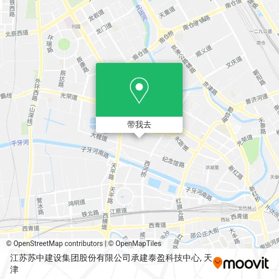 江苏苏中建设集团股份有限公司承建泰盈科技中心地图