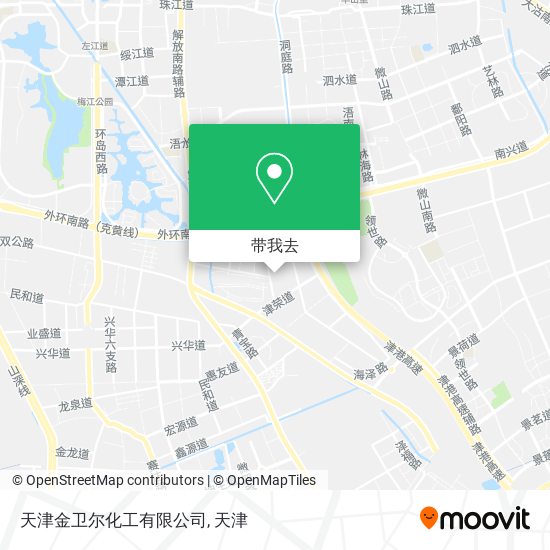 天津金卫尔化工有限公司地图
