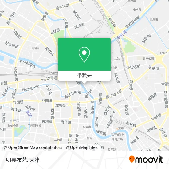 明嘉布艺地图