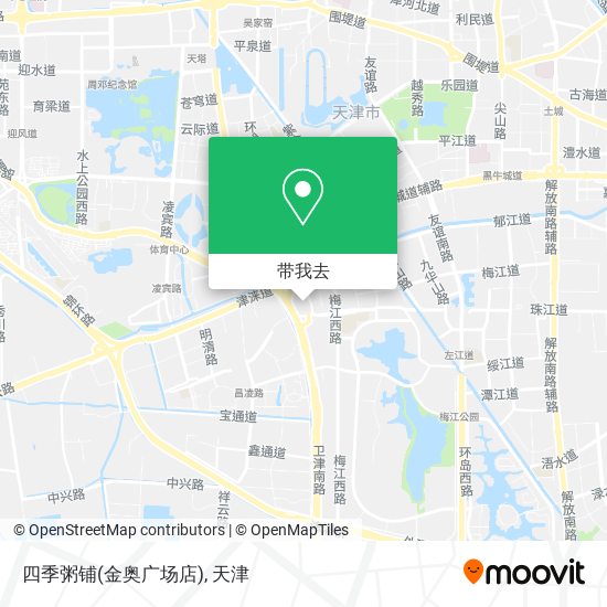 四季粥铺(金奥广场店)地图